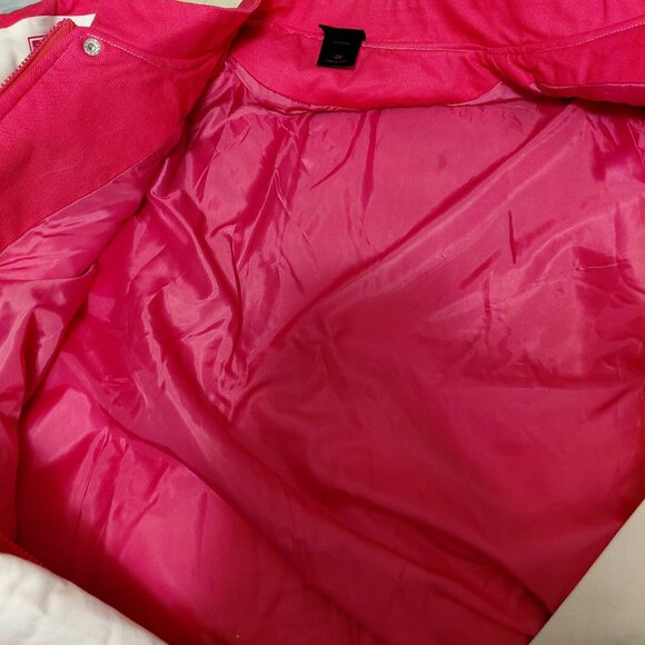 Barbie Pink and White Sz 2XL, Lined Denim Heavy Jacket, NWOT - Picture 8 of 8
